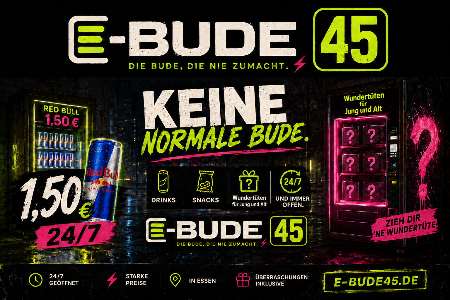 E-Bude45.de - Die Bude die nie zu macht - – Wundertüten für Jung und Alt